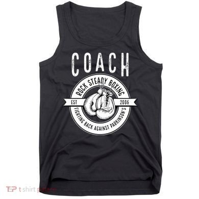 Rock Steady Boxing Coach Fight ParkinsonS Great Gift Tank Top