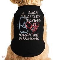 Rock Steady Boxing Knock Out Parkinsons Gift Doggie Tank thumb 0