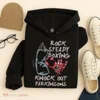 Rock Steady Boxing Knock Out Parkinsons Gift Hoodie thumb 4