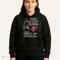 Rock Steady Boxing Knock Out Parkinsons Gift Hoodie thumb 5