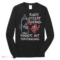 Rock Steady Boxing Knock Out Parkinsons Gift Long Sleeve Shirt thumb 0