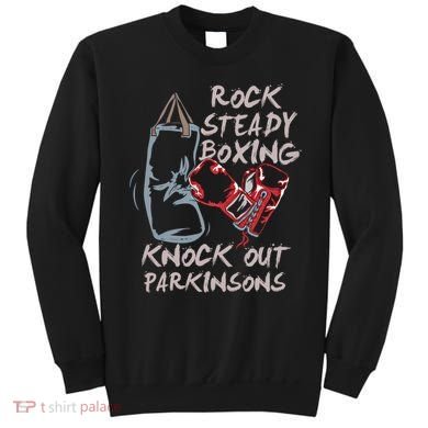 Rock Steady Boxing Knock Out Parkinsons Gift Sweatshirt
