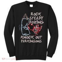 Rock Steady Boxing Knock Out Parkinsons Gift Sweatshirt thumb 0