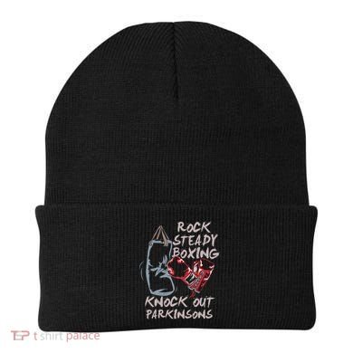 Rock Steady Boxing Knock Out Parkinsons Gift Beanie