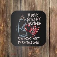 Rock Steady Boxing Knock Out Parkinsons Gift Coaster thumb 0