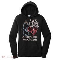 Rock Steady Boxing Knock Out Parkinsons Gift Women's Hoodie thumb 0