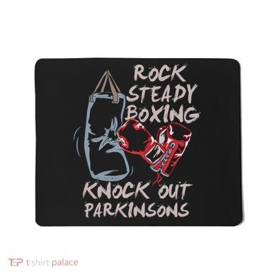 Rock Steady Boxing Knock Out Parkinsons Gift Mousepad