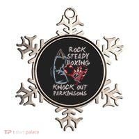 Rock Steady Boxing Knock Out Parkinsons Gift Ornament thumb 0