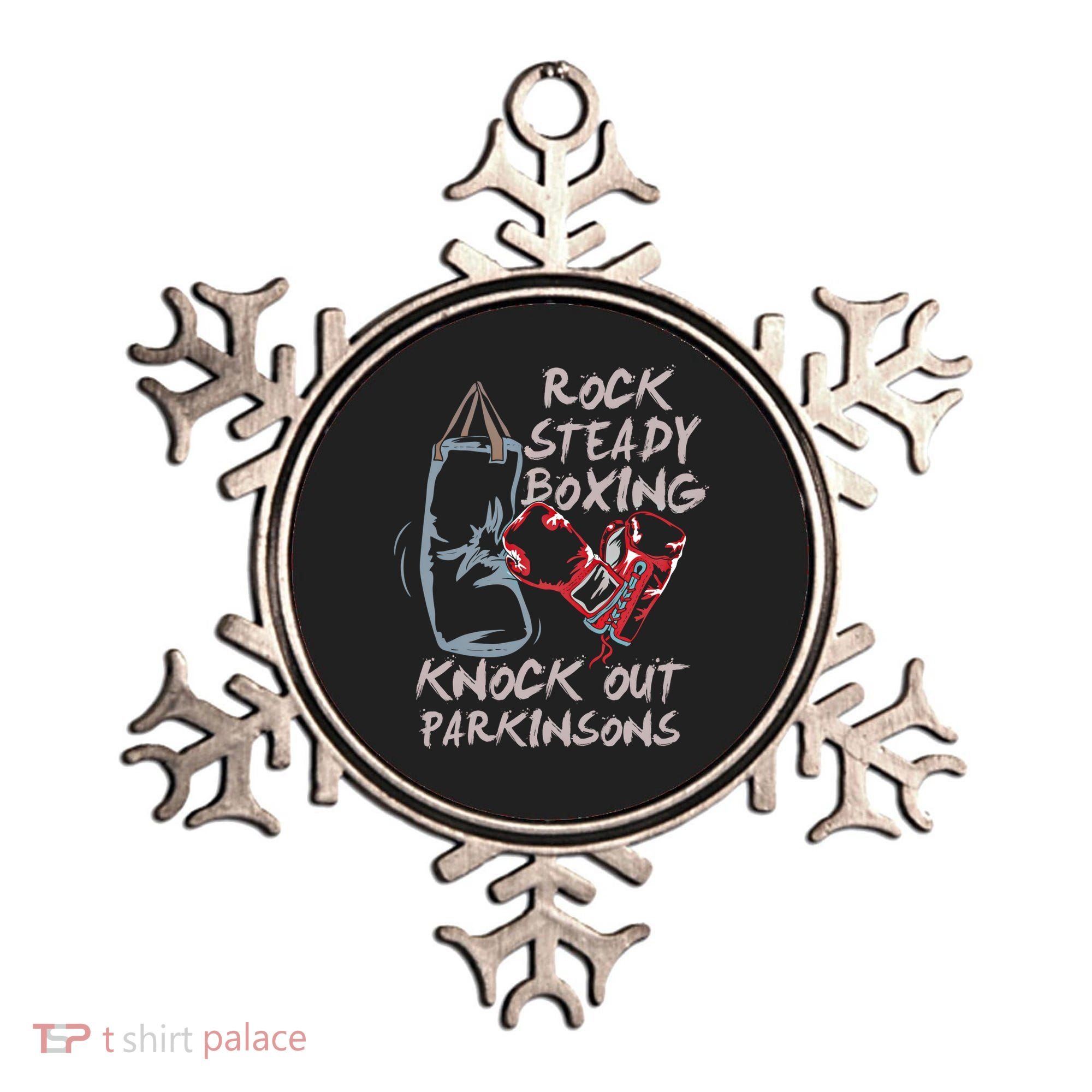Rock Steady Boxing Knock Out Parkinsons Gift Ornament