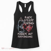 Rock Steady Boxing Knock Out Parkinsons Gift Women's Tank Top thumb 0