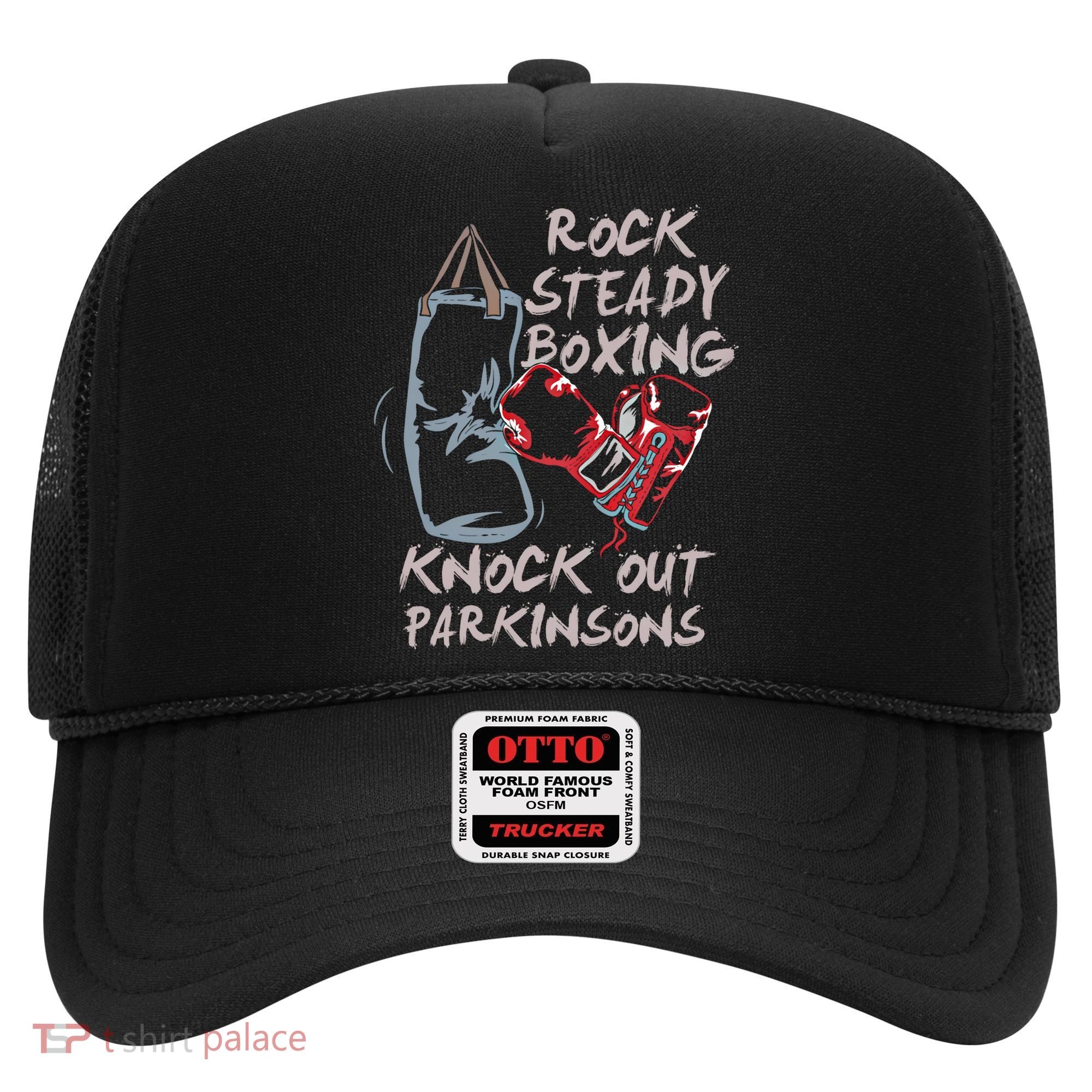 Rock Steady Boxing Knock Out Parkinsons Gift Hat