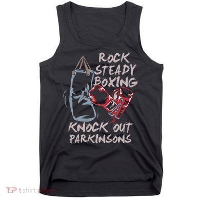Rock Steady Boxing Knock Out Parkinsons Gift Tank Top