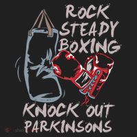 Rock Steady Boxing Knock Out Parkinsons Gift Golf Towel thumb 3