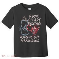 Rock Steady Boxing Knock Out Parkinsons Gift Toddler T-Shirt thumb 0