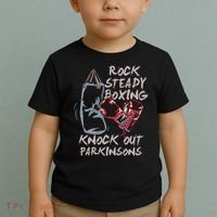 Rock Steady Boxing Knock Out Parkinsons Gift Toddler T-Shirt thumb 2