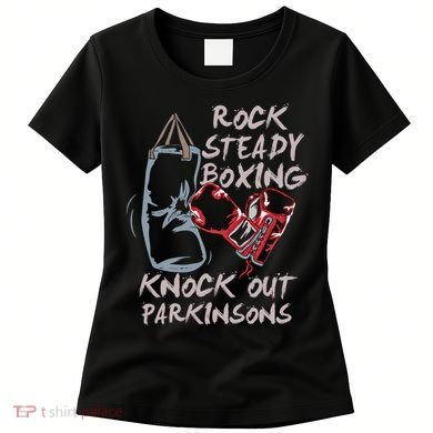 Rock Steady Boxing Knock Out Parkinsons Gift Women's T-Shirt