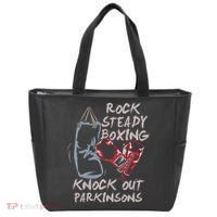 Rock Steady Boxing Knock Out Parkinsons Gift Tote Bag thumb 0