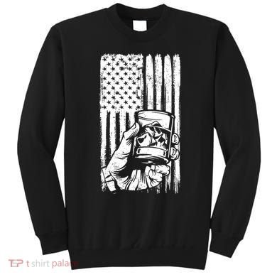 Retro Scotch Bourbon Whisky 4th of July Sweatshirt
