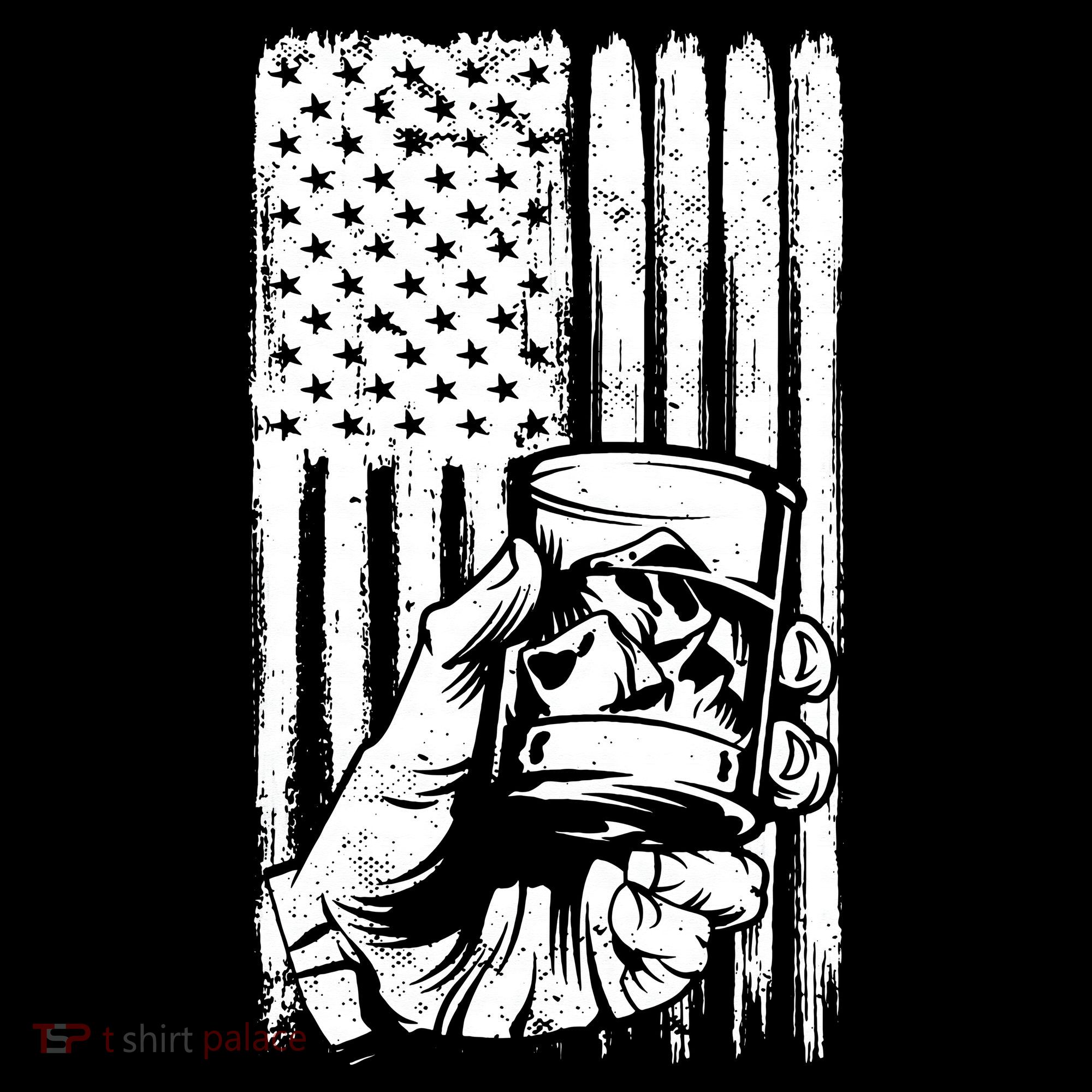 Retro Scotch Bourbon Whisky 4th of July T-Shirt