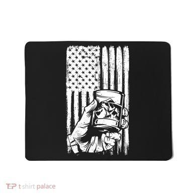 Retro Scotch Bourbon Whisky 4th of July Mousepad