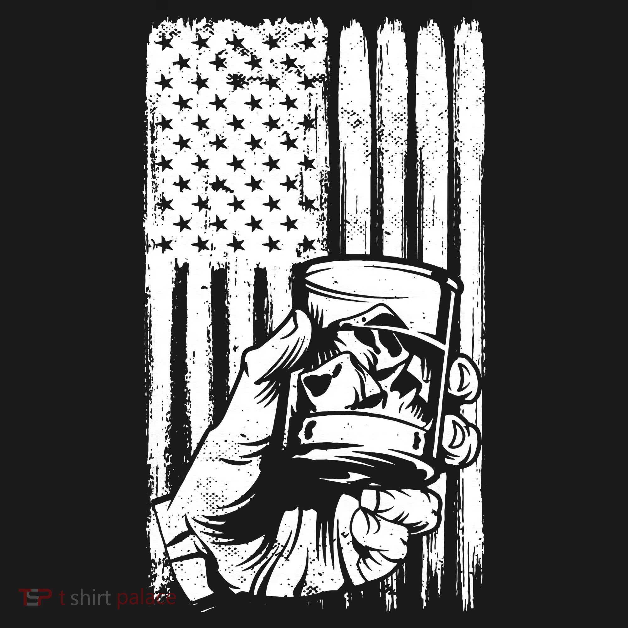 Retro Scotch Bourbon Whisky 4th of July Mousepad