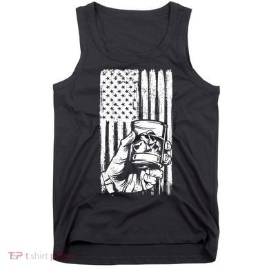 Retro Scotch Bourbon Whisky 4th of July Tank Top