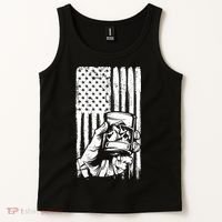 Retro Scotch Bourbon Whisky 4th of July Tank Top thumb 2
