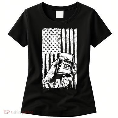 Retro Scotch Bourbon Whisky 4th of July Women's T-Shirt