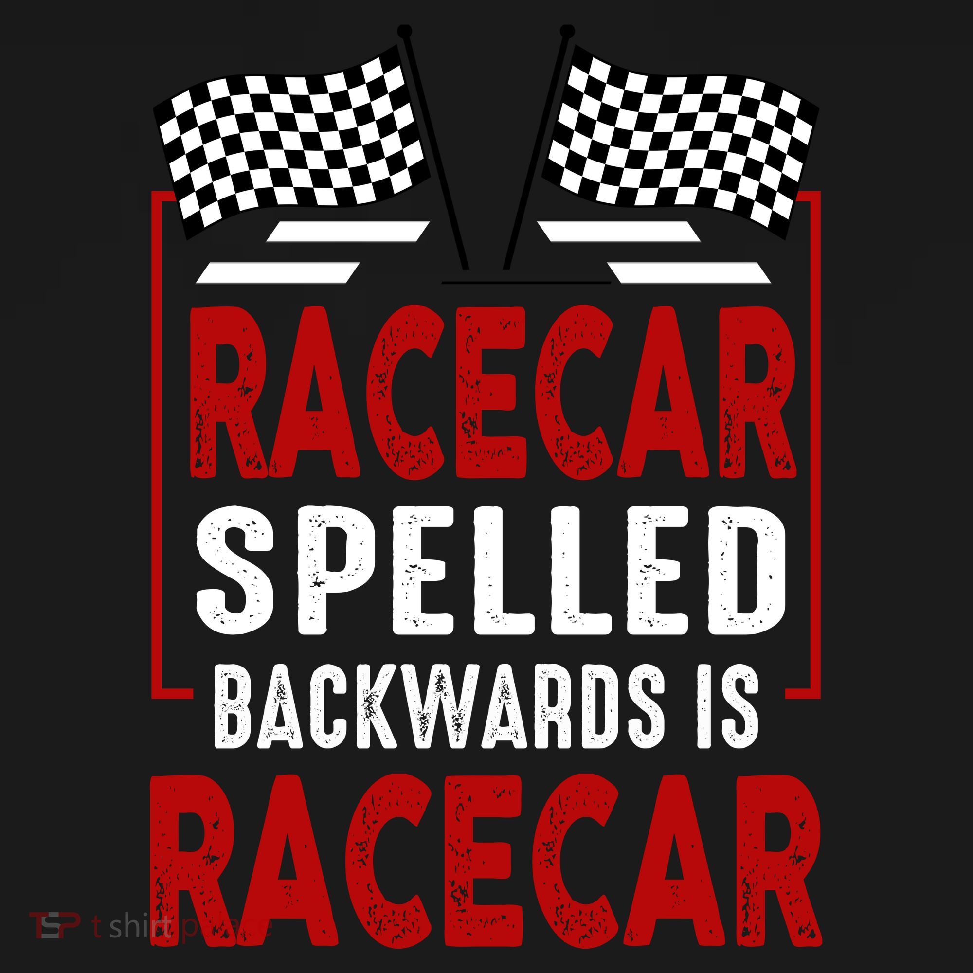 Racecar Spelled Backwards Funny Car Mechanic Race Car Women's Hoodie