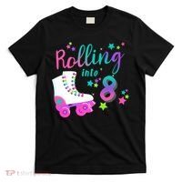 Roller Skate Birthday Shirt 5th 80's Outfit Decades Party T-Shirt thumb 0
