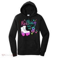 Roller Skate Birthday Shirt 5th 80's Outfit Decades Party Women's Hoodie thumb 0