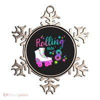 Roller Skate Birthday Shirt 5th 80's Outfit Decades Party Ornament thumb 0