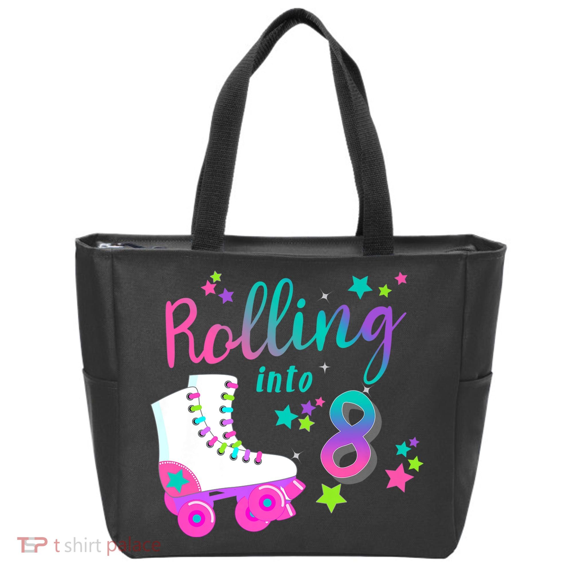 Roller Skate Birthday Shirt 5th 80's Outfit Decades Party Tote Bag