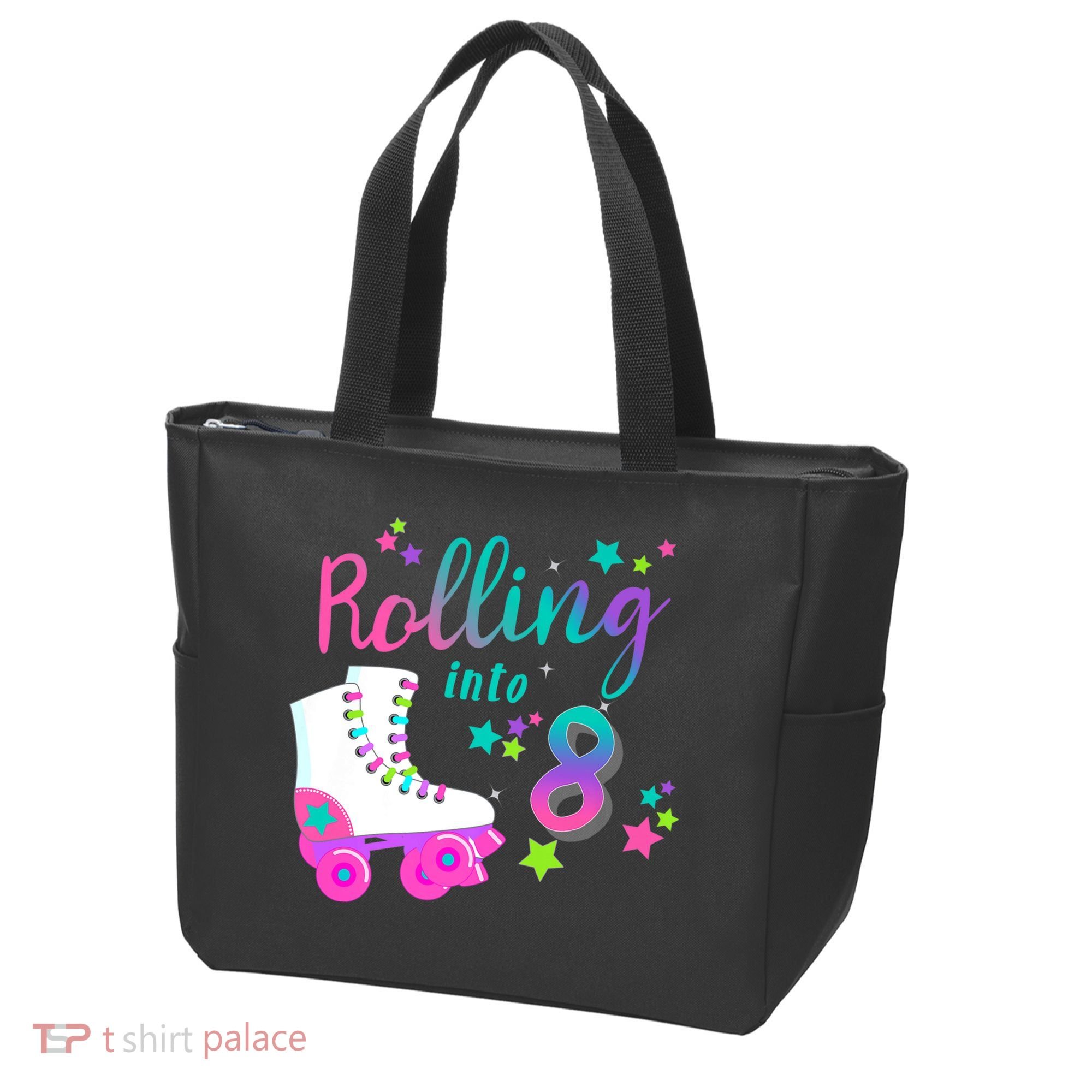 Roller Skate Birthday Shirt 5th 80's Outfit Decades Party Tote Bag
