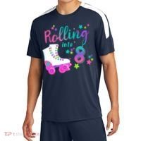 Roller Skate Birthday Shirt 5th 80's Outfit Decades Party Sport-Tek Competitor United Soccer Jersey thumb 0