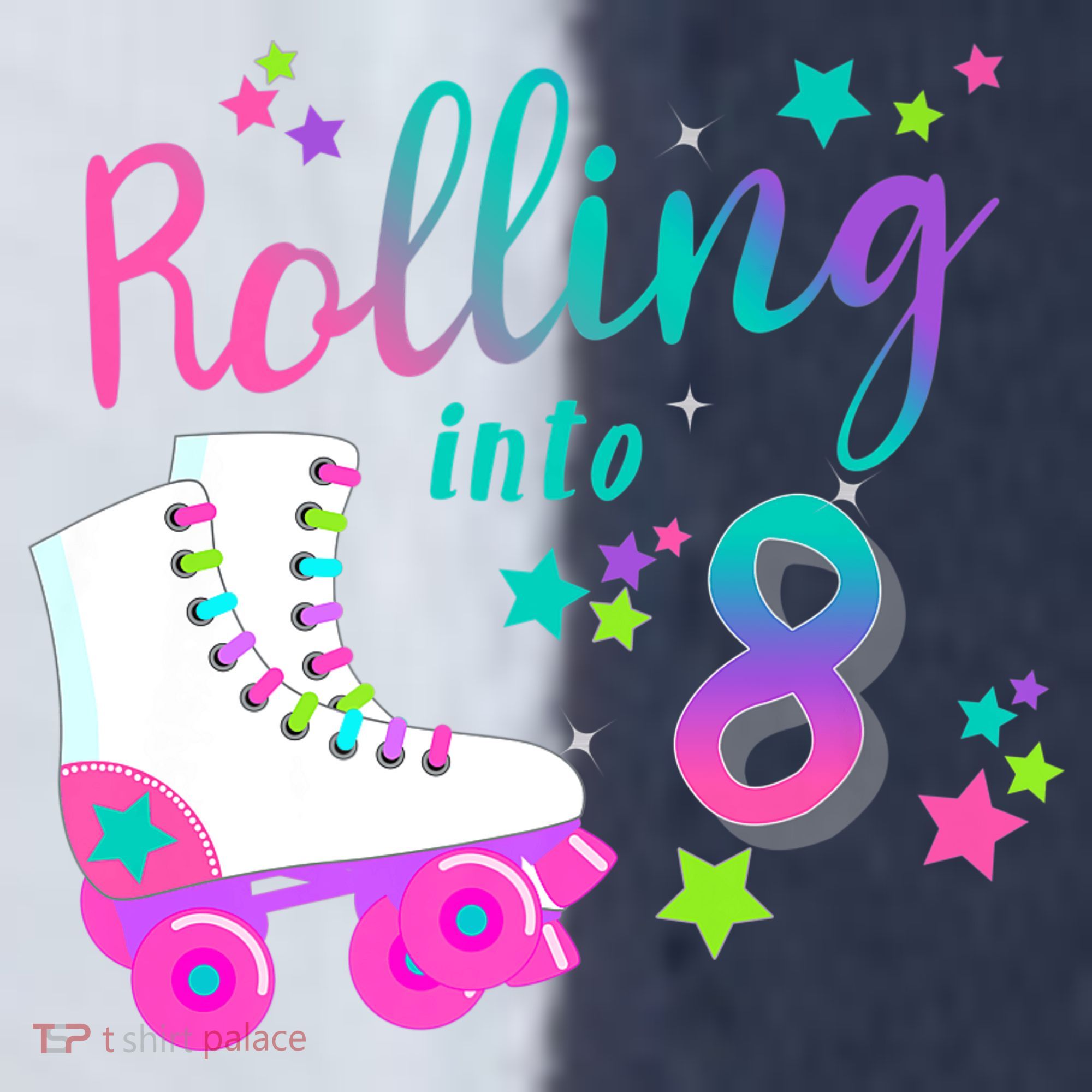 Roller Skate Birthday Shirt 5th 80's Outfit Decades Party Sport-Tek Competitor United Soccer Jersey