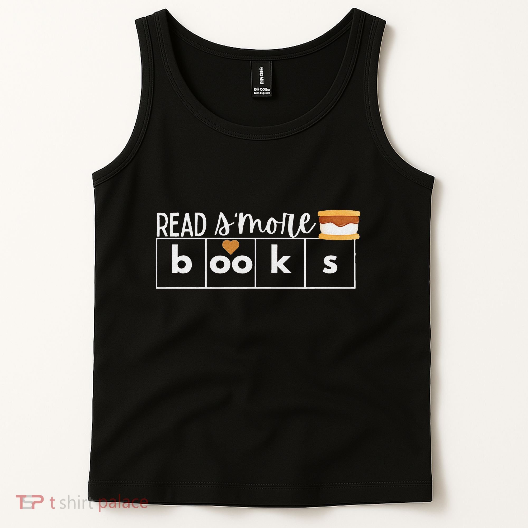Read SMore Books Camping Themed Literacy Night Tank Top