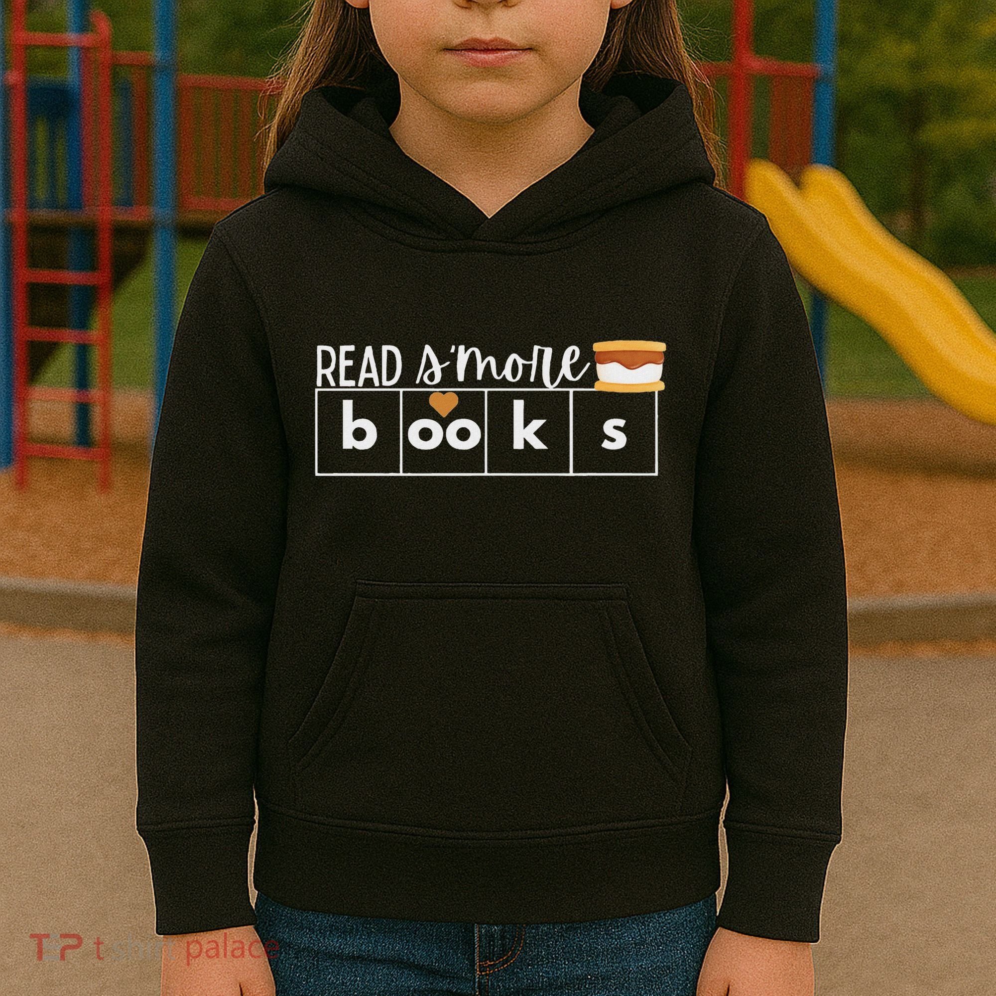Read SMore Books Camping Themed Literacy Night Kids Hoodie
