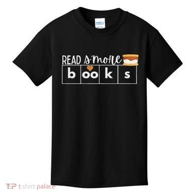 Read SMore Books Camping Themed Literacy Night Kids T-Shirt