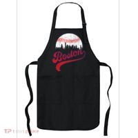 Retro Skyline Boston Baseball Meaningful Gift Apron thumb 0
