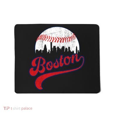 Retro Skyline Boston Baseball Meaningful Gift Mousepad