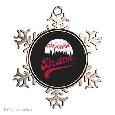 Retro Skyline Boston Baseball Meaningful Gift Ornament