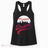 Retro Skyline Boston Baseball Meaningful Gift Women's Tank Top thumb 0