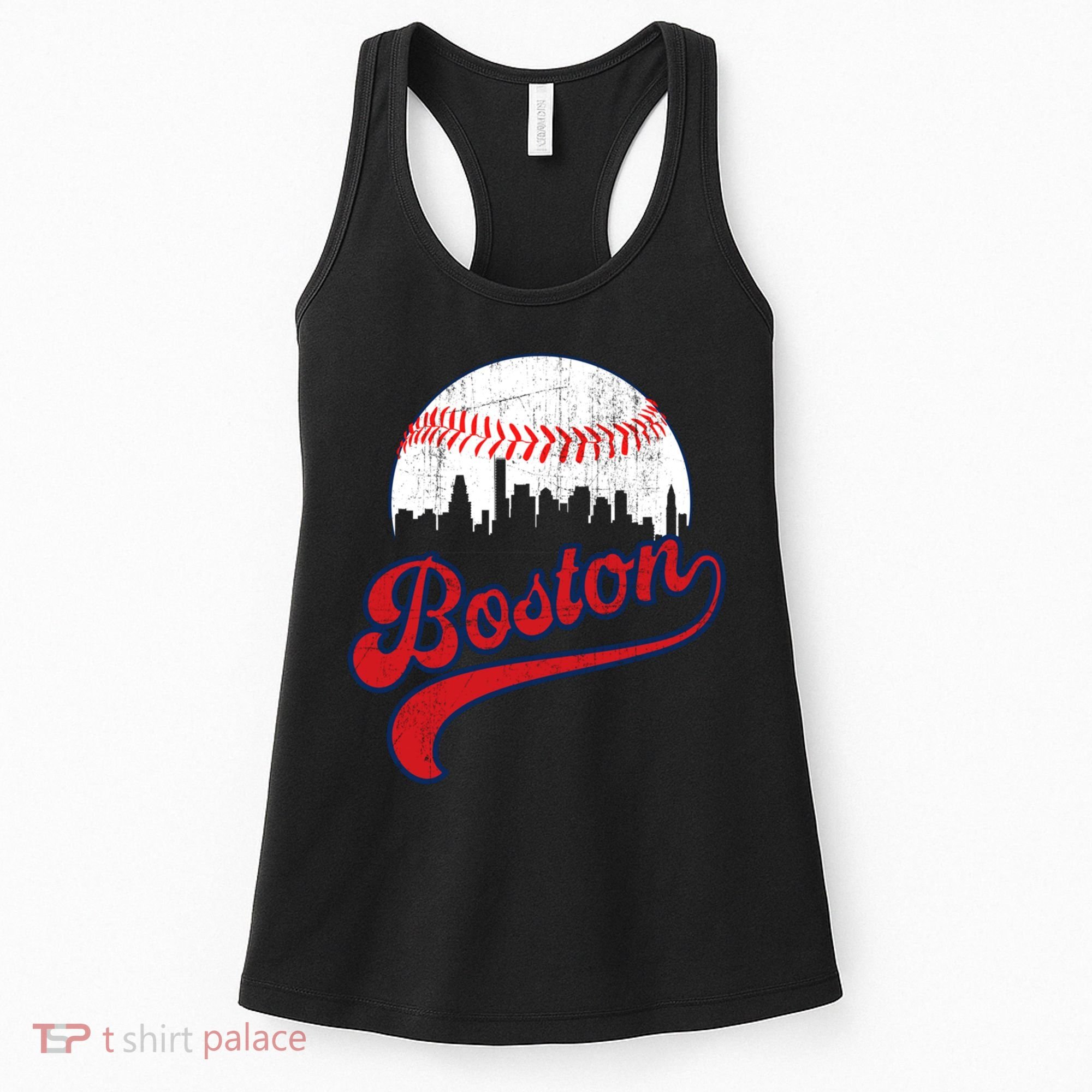 Retro Skyline Boston Baseball Meaningful Gift Women's Tank Top