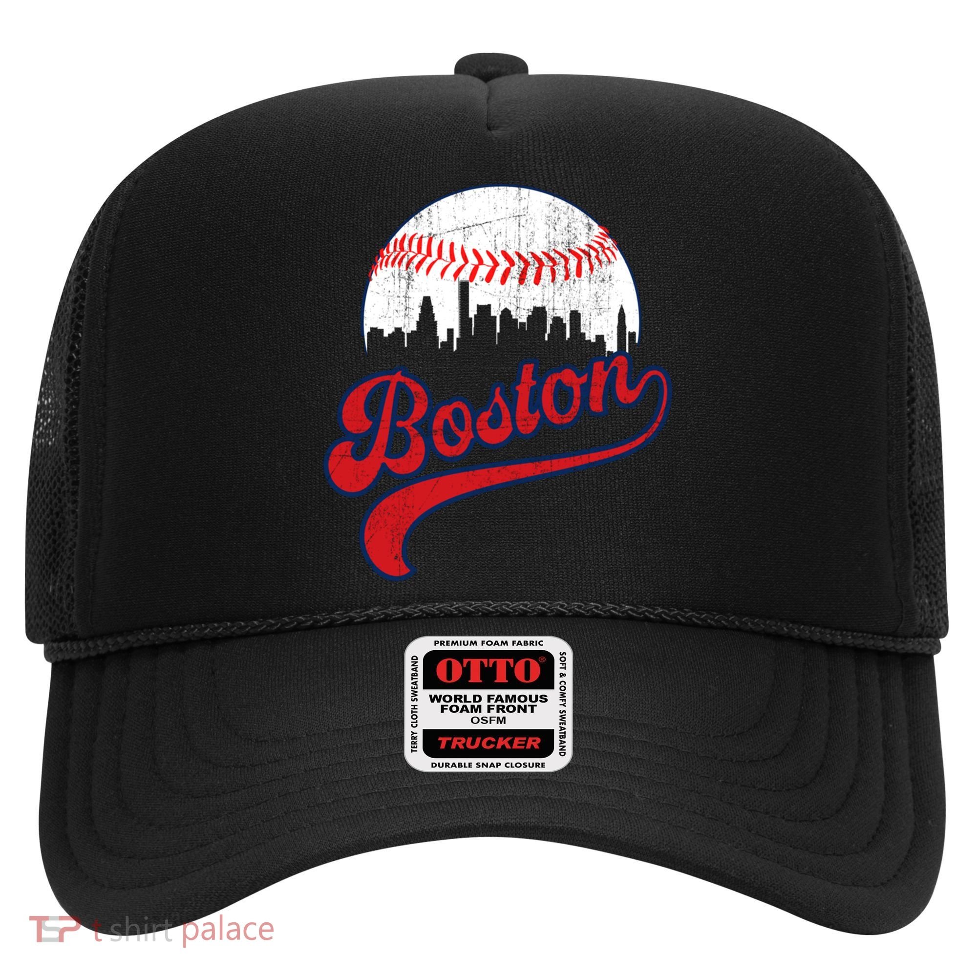 Retro Skyline Boston Baseball Meaningful Gift Hat