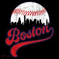 Retro Skyline Boston Baseball Meaningful Gift Kids Long Sleeve Shirt thumb 2