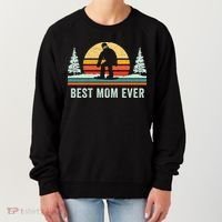 Retro Snowboarding Best Mom Ever Snowboarder Mama Snowboard Gift Women's Sweatshirt thumb 0