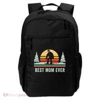 Retro Snowboarding Best Mom Ever Snowboarder Mama Snowboard Gift Backpack thumb 0