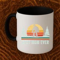 Retro Snowboarding Best Mom Ever Snowboarder Mama Snowboard Gift Coffee Mug thumb 2