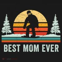 Retro Snowboarding Best Mom Ever Snowboarder Mama Snowboard Gift Women's Hoodie thumb 2